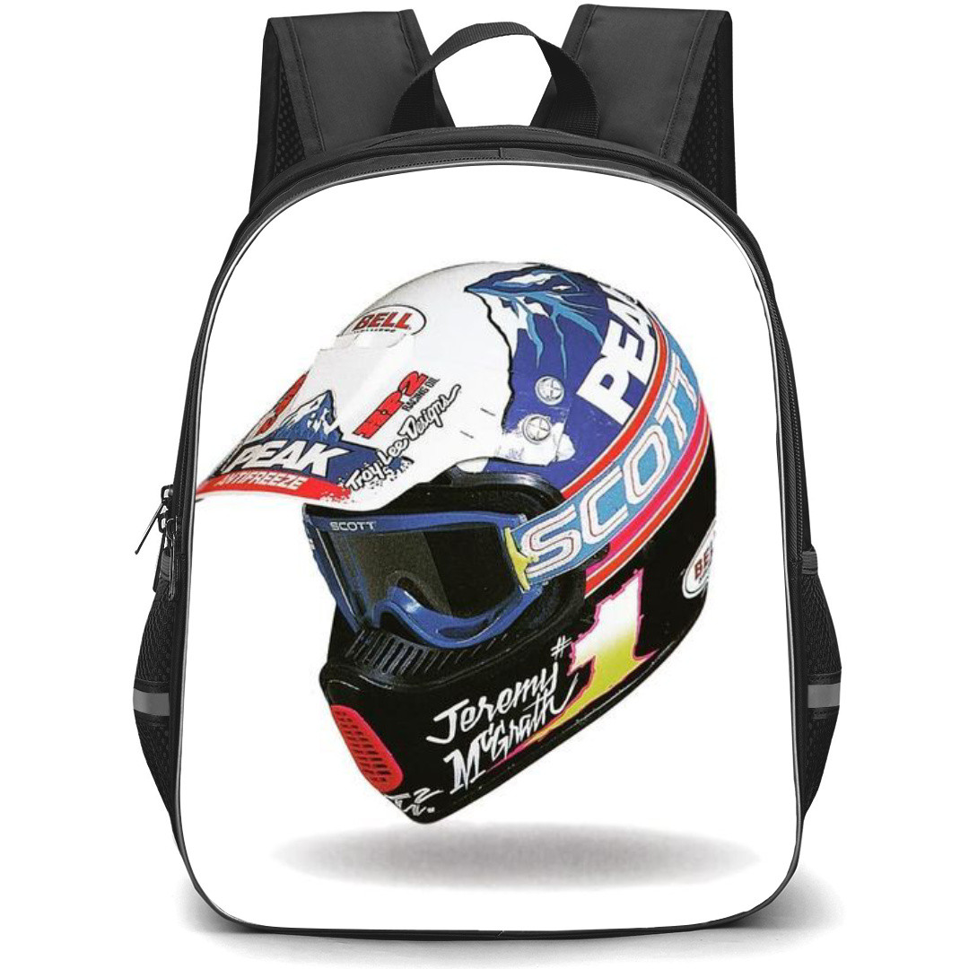 Motocross Jeremy McGrath Backpack StudentPack - Motocross Jeremy McGrath Helmet Sticker