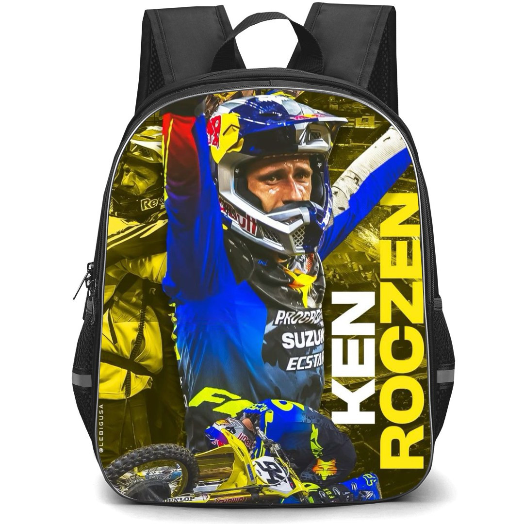Motocross Ken Roczen Backpack StudentPack - Motocross Ken Roczen Champion Celebration Poster