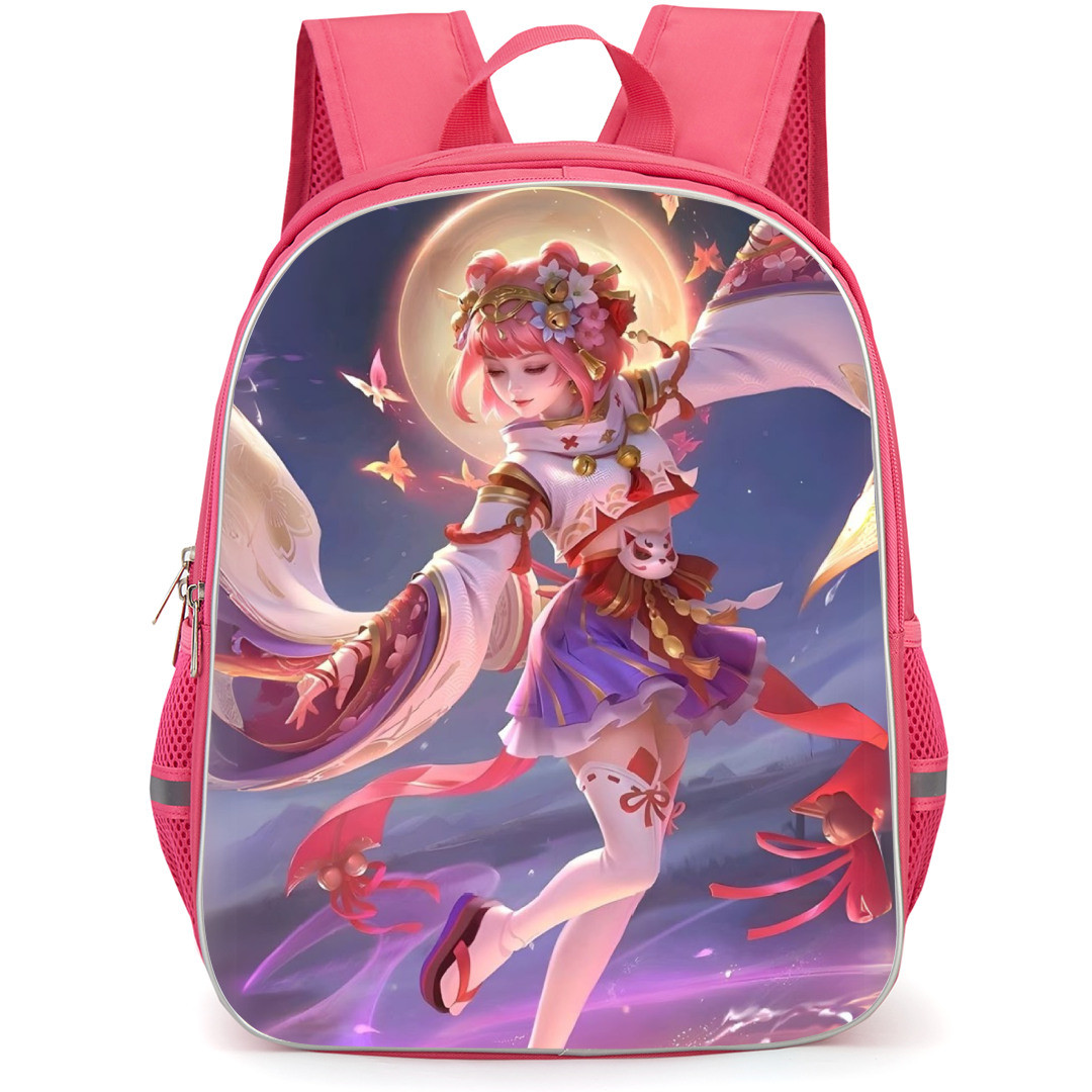 Mobile Legends Bang Bang Angela Backpack StudentPack - Angela Splash Art Kishin Densetsu Series Skin Poster