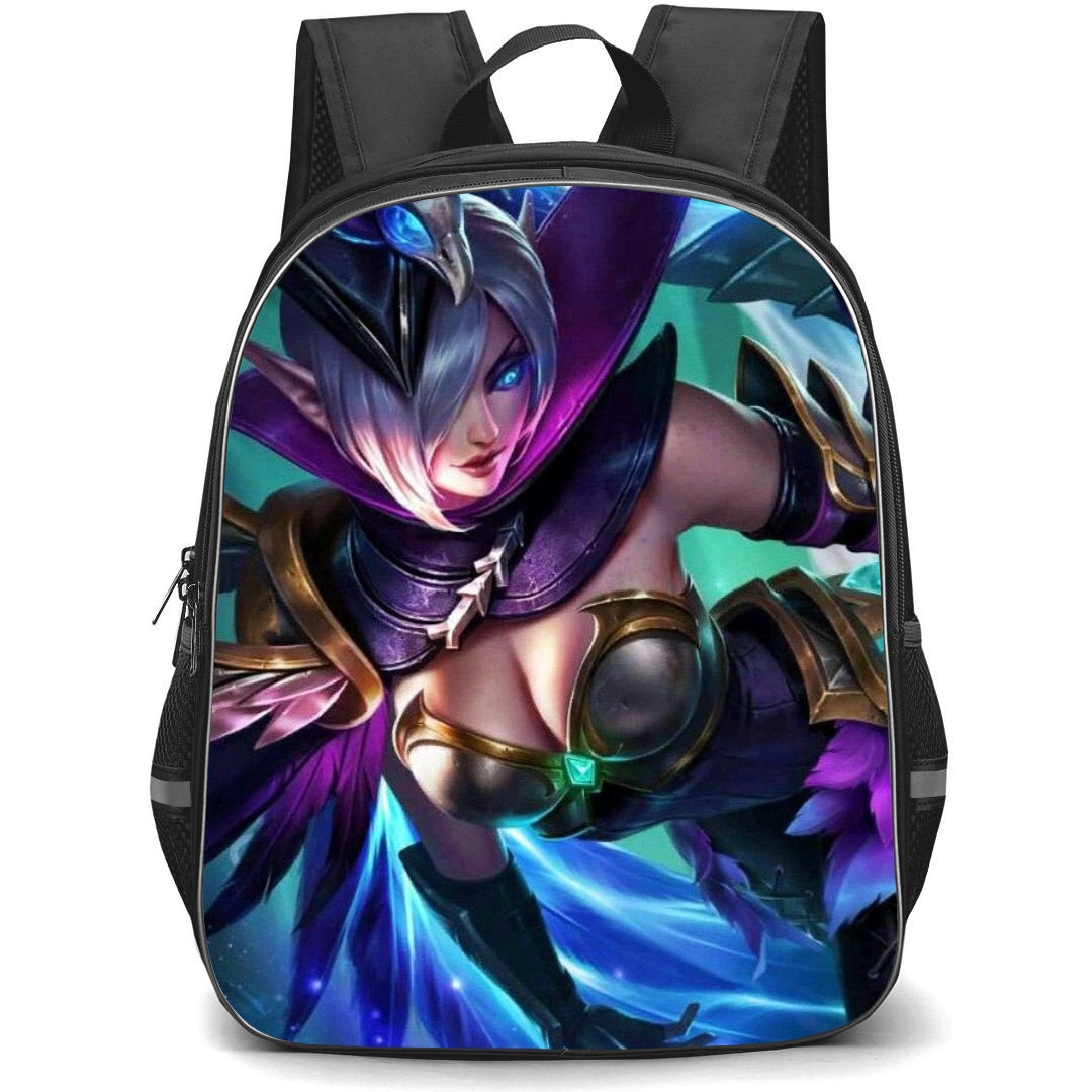Mobile Legends Bang Bang Miya Backpack StudentPack - Miya Legend Skin Anime Art Poster