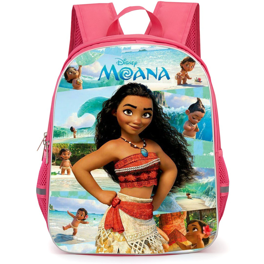 Moana Backpack StudentPack - Moana Hands on Hips Baby Collage Background