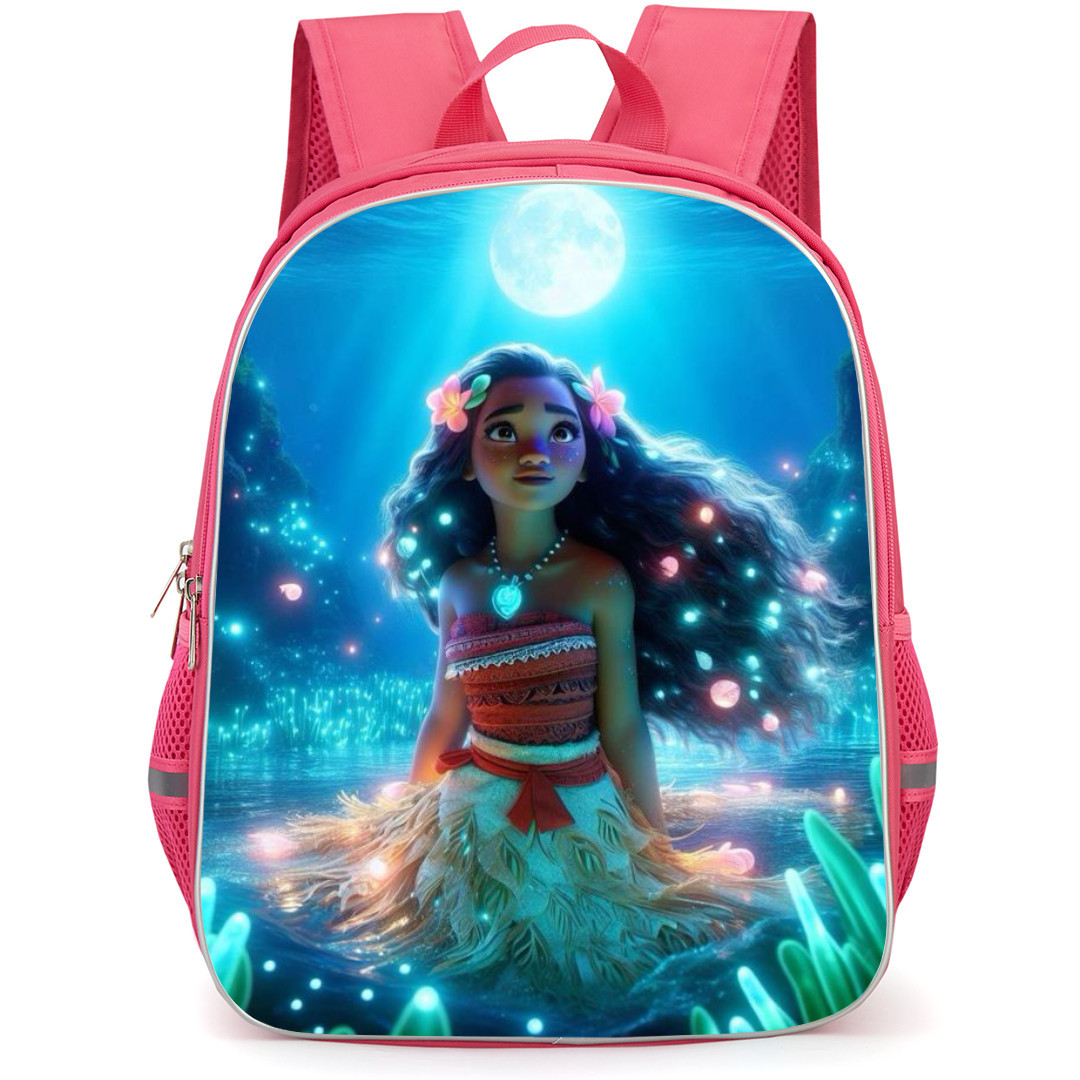 Moana Backpack StudentPack - Moana Looking at Fireflies in River