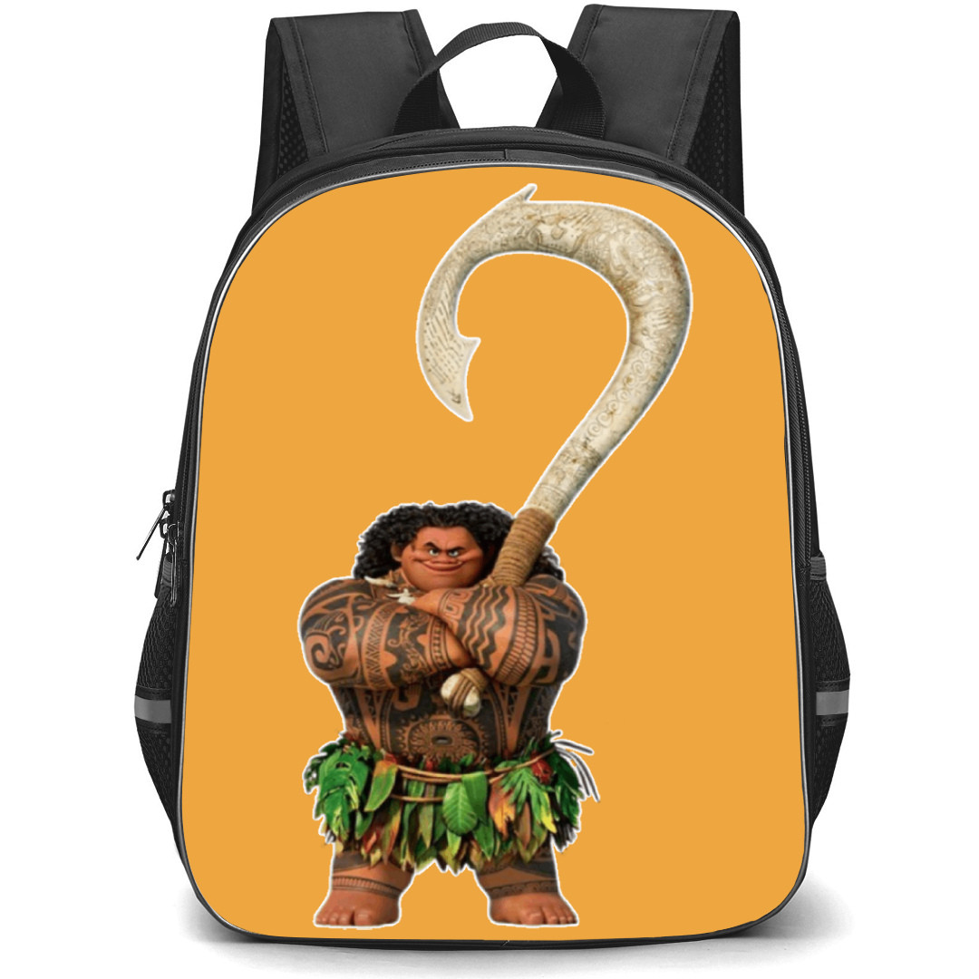 Moana Maui Backpack StudentPack - Maui Hugging his Hook Sticker Art