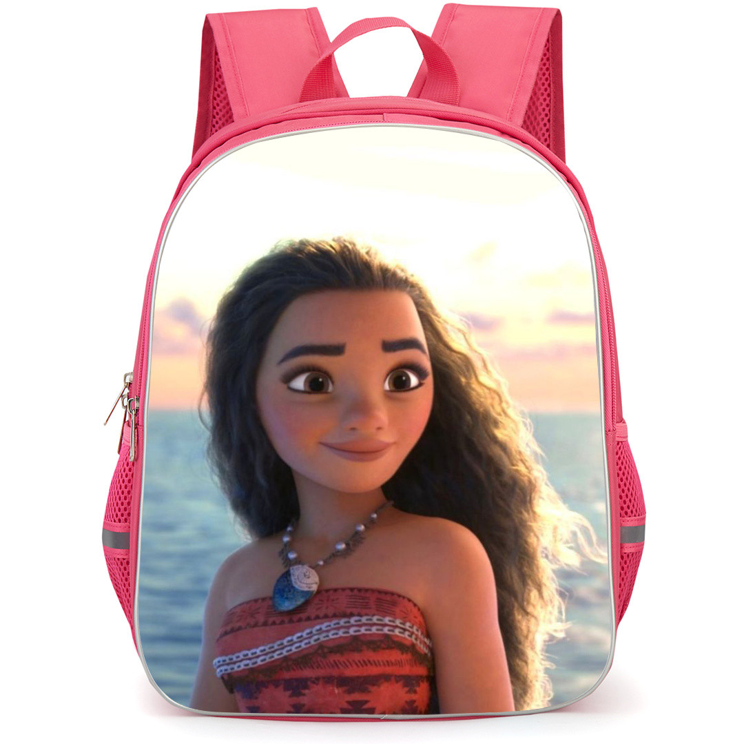 Moana Backpack StudentPack - Moana Quotes Art Portrait Sea Background