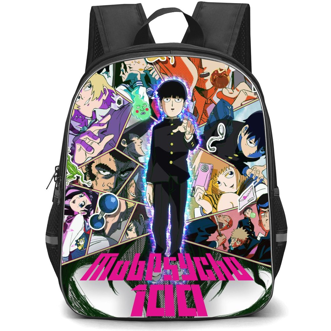 Mob Psycho 100 Backpack StudentPack - Mob Psycho 100 Anime Series Poster