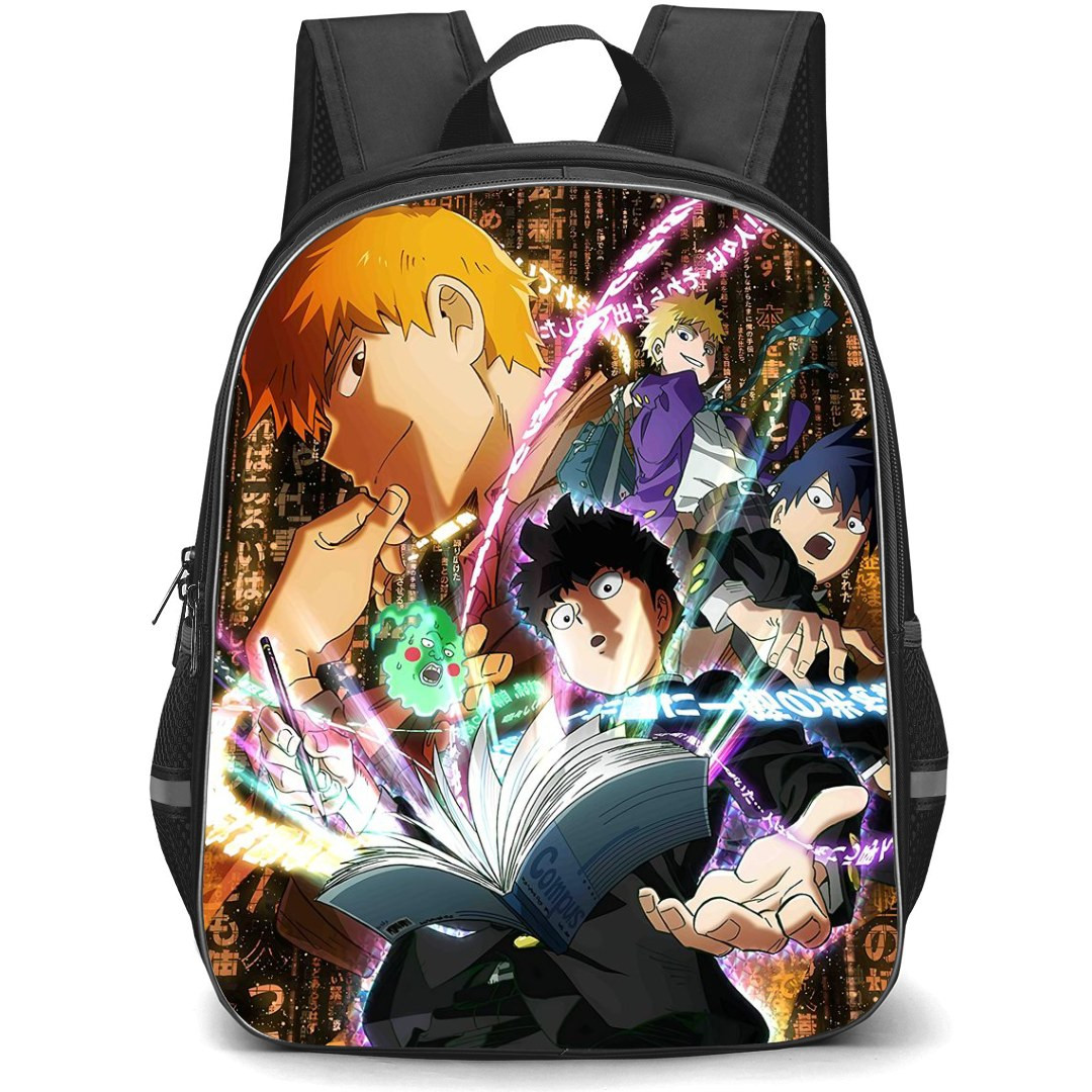 Mob Psycho 100 Backpack StudentPack - Mob Psycho 100 Reigen OVA Visual Poster