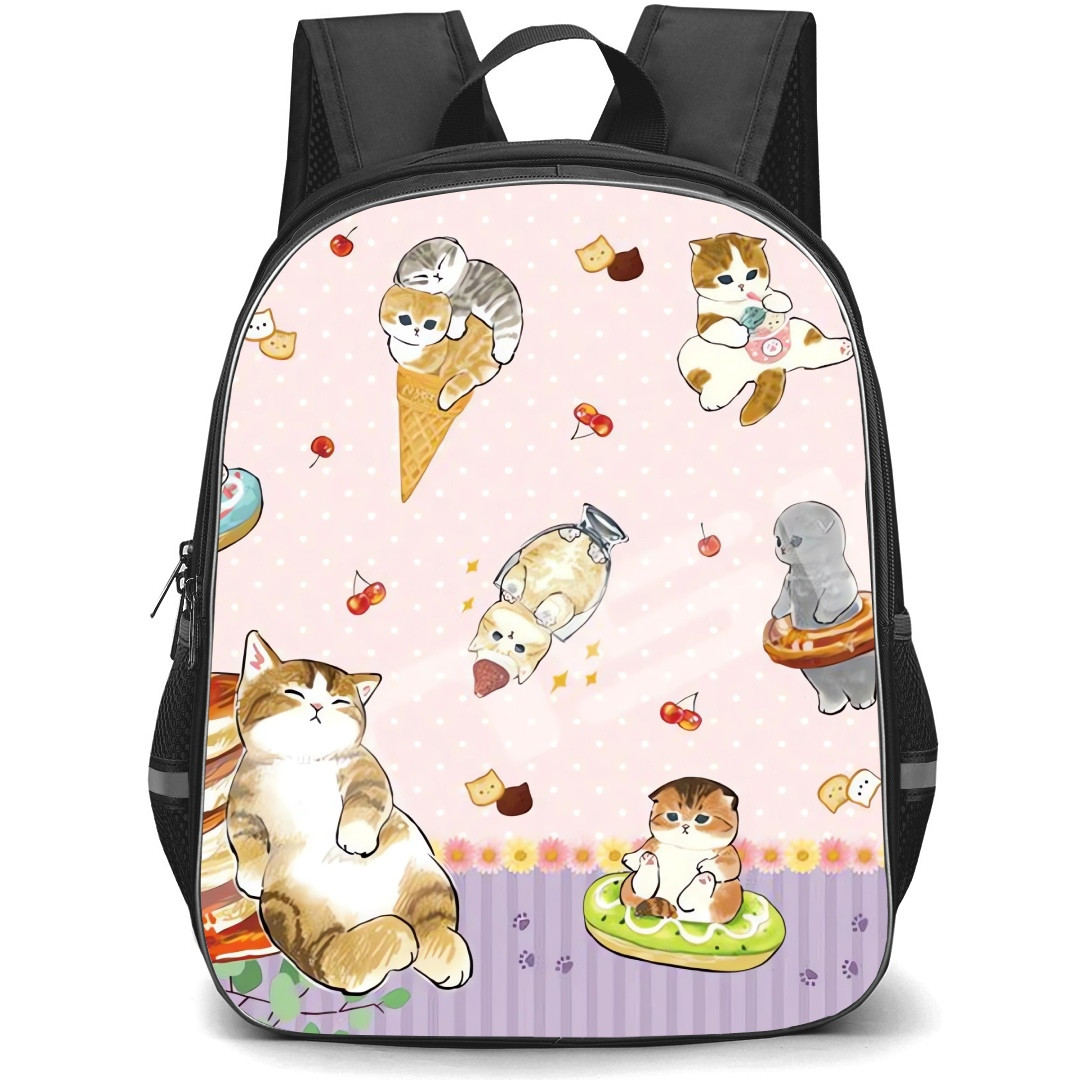 Mofusand School Backpack StudentPack - Dessert Cat Collage