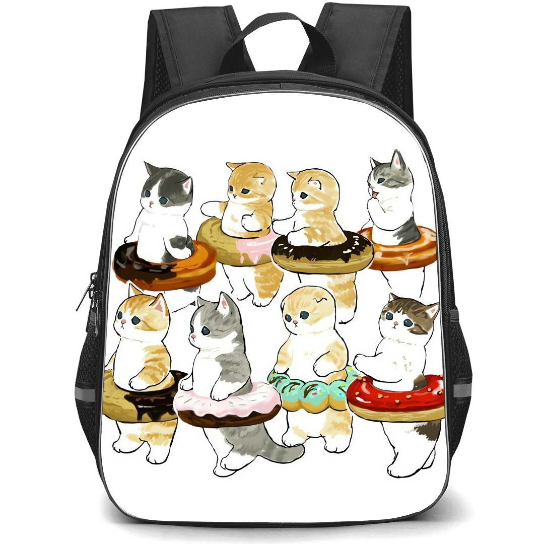 Mofusand School Backpack StudentPack - Dessert Cat Donuts Illustration
