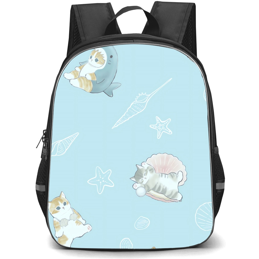 Mofusand School Backpack StudentPack - Seashells Pattern Art
