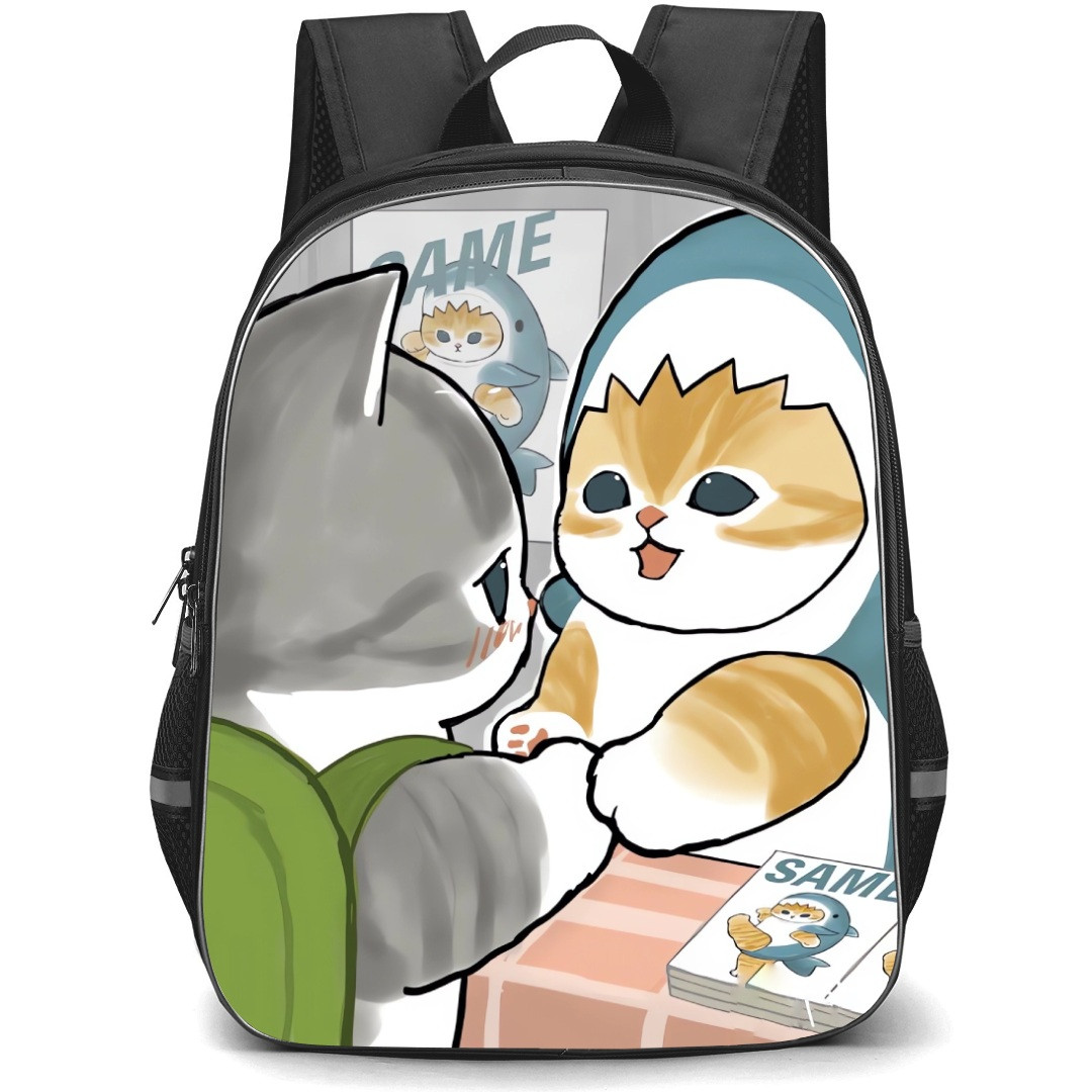 Mofusand School Backpack StudentPack - Shark Cat Same
