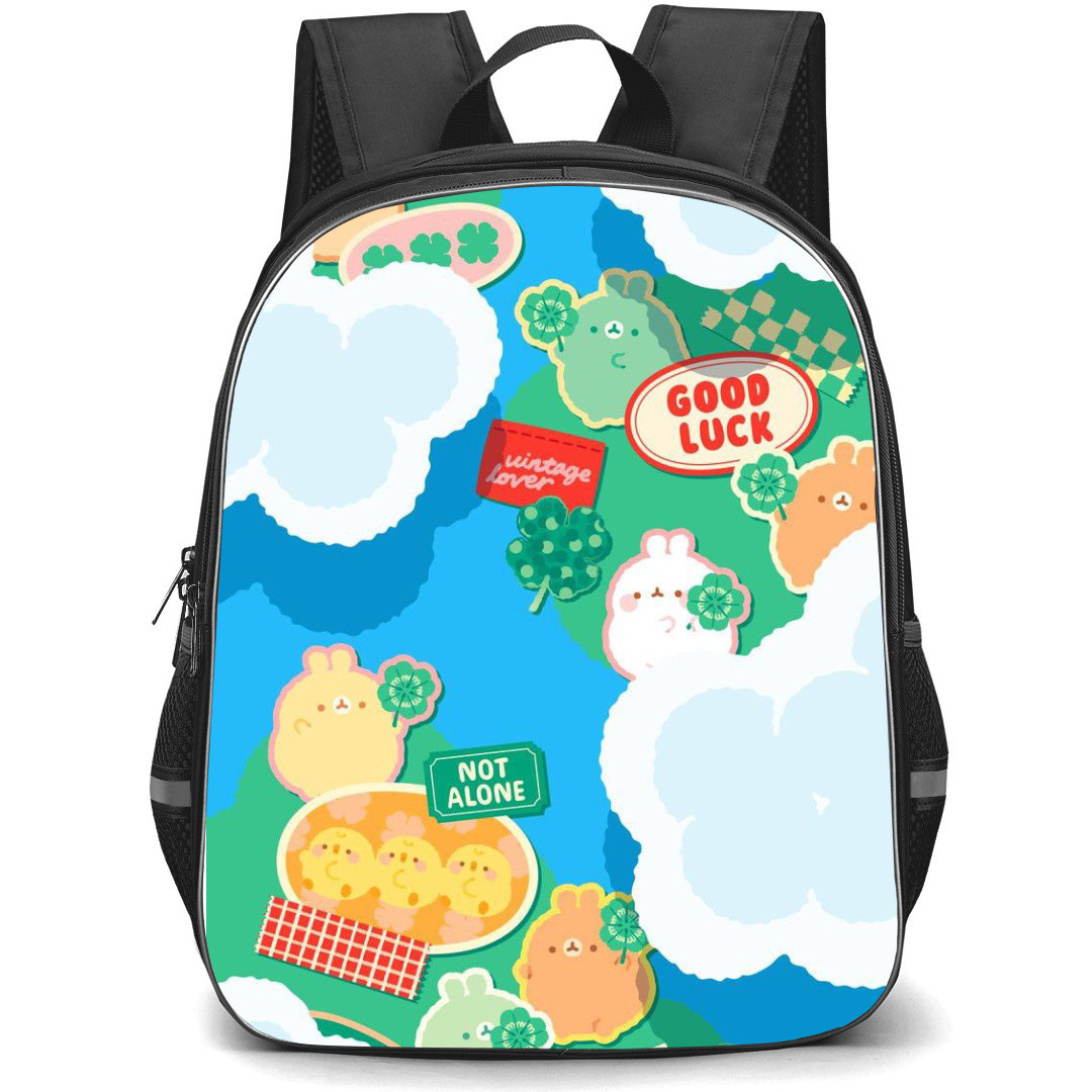 Molang Backpack School Bag StudentPack - Clover Goodluck Poster