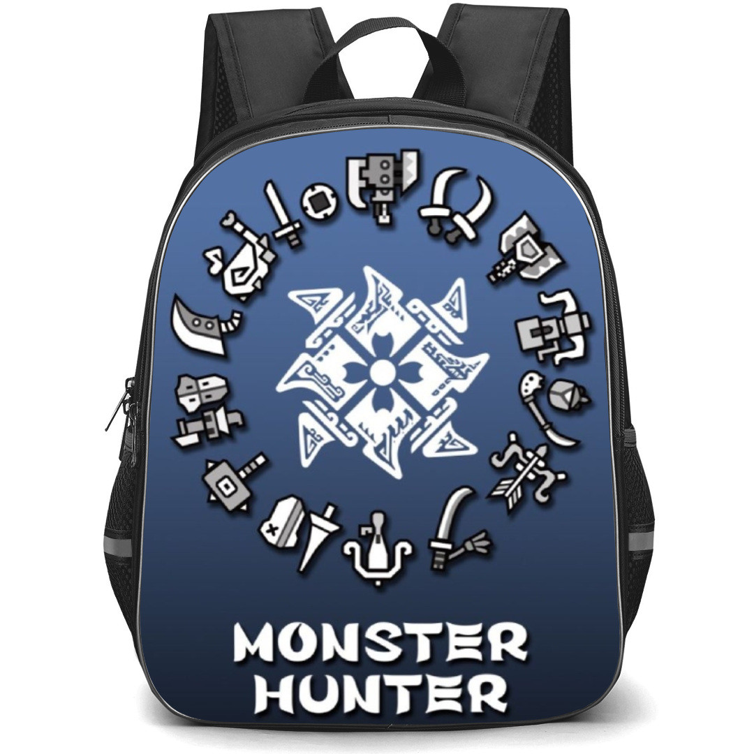 Monster Hunter Backpack Student Pack - Icons Chibi Art