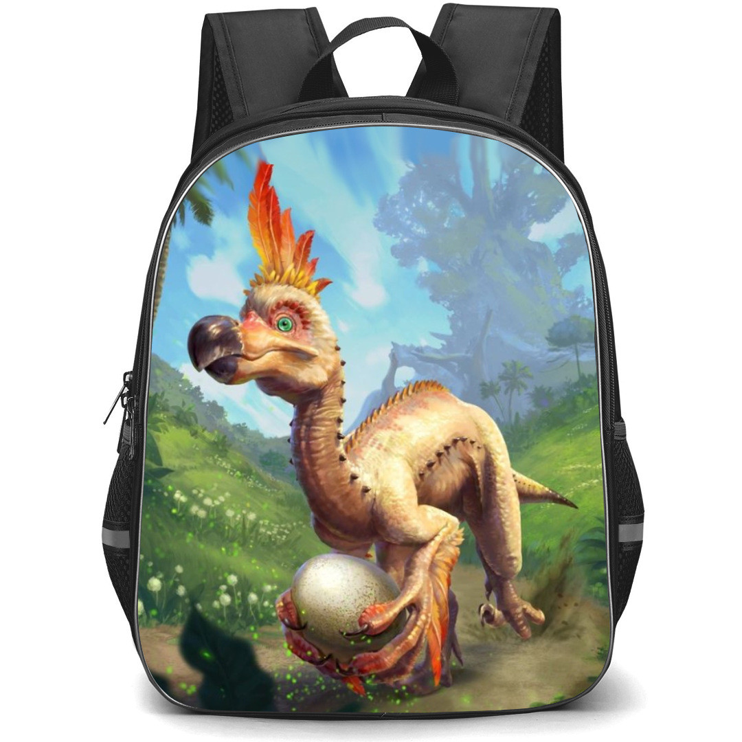 Monster Hunter Kulu-Ya-Ku Backpack Student Pack - Kulu-Ya-Ku Holding Egg In The Forest 3D Art