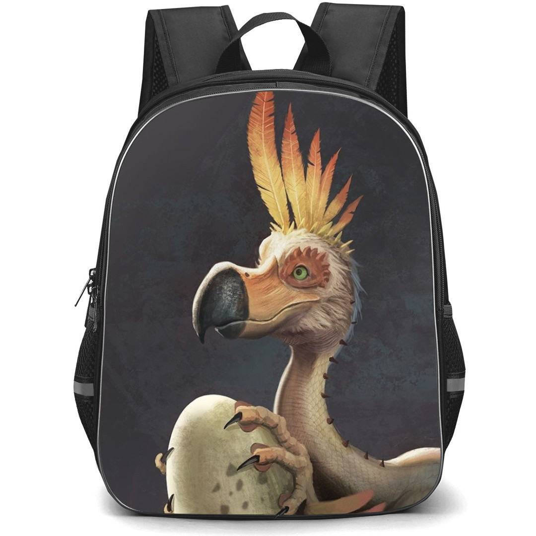 Monster Hunter Kulu-Ya-Ku Backpack Student Pack - Kulu-Ya-Ku Holding Egg Portrait