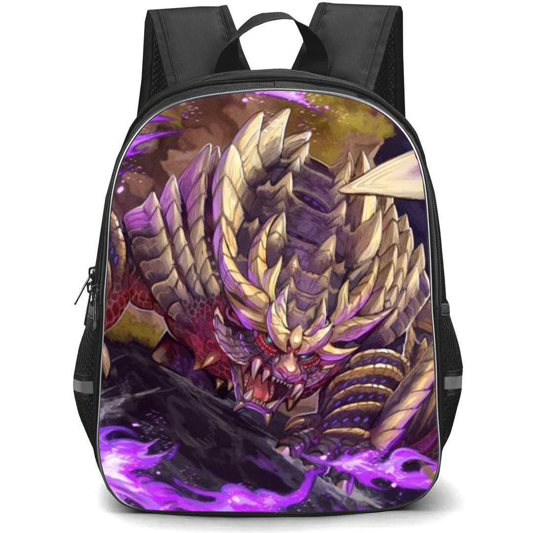 Monster Hunter Magnamalo Backpack Student Pack - Magnamalo Screaming Cartoon Art
