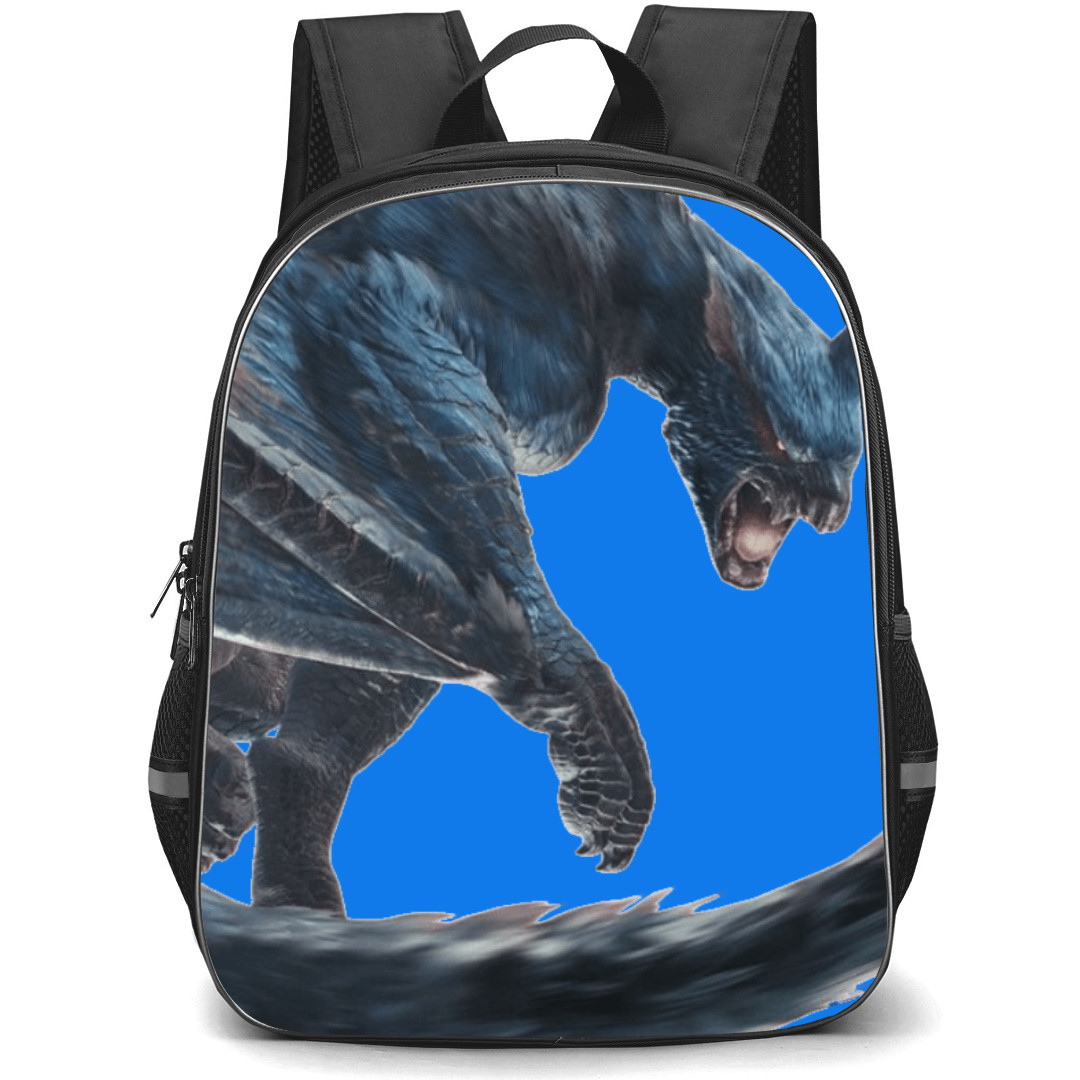 Monster Hunter Nargacuga Backpack Student Pack - Nargacuga Side Portrait Sticker