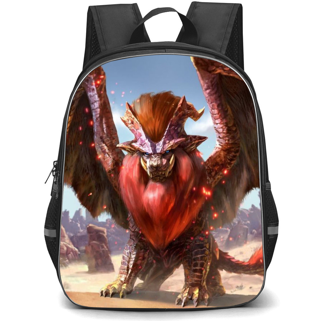 Monster Hunter Teostra Backpack Student Pack - Teostra Portrait 3D Illustration