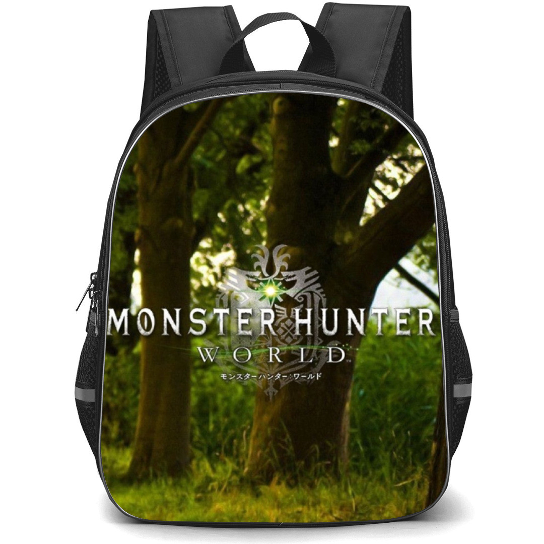 Monster Hunter Backpack Student Pack - World Trees 3D Background