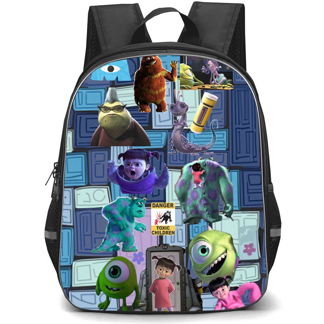 Monster INC Backpack StudentPack - Characters Collage