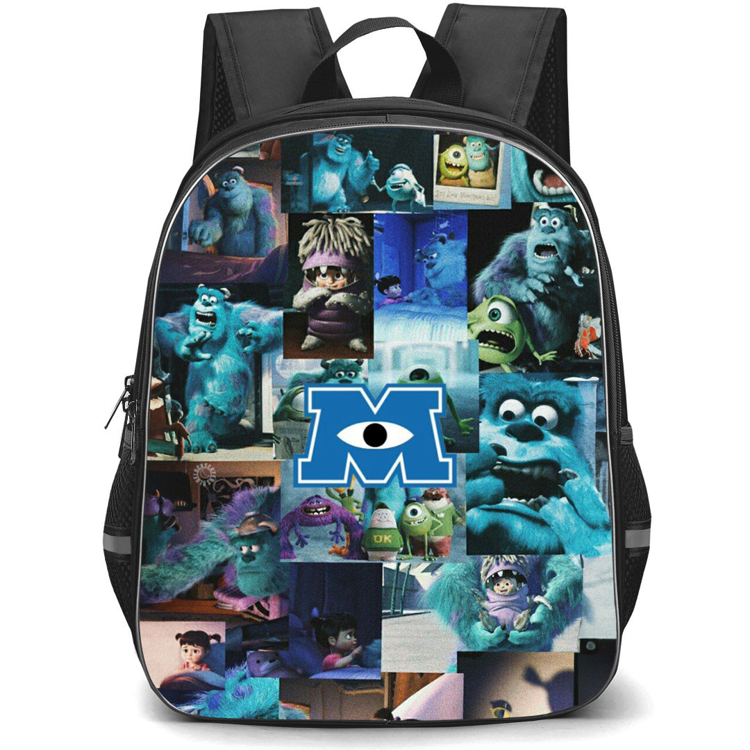 Monster INC Sulley Backpack StudentPack - James P. Sullivan Collage