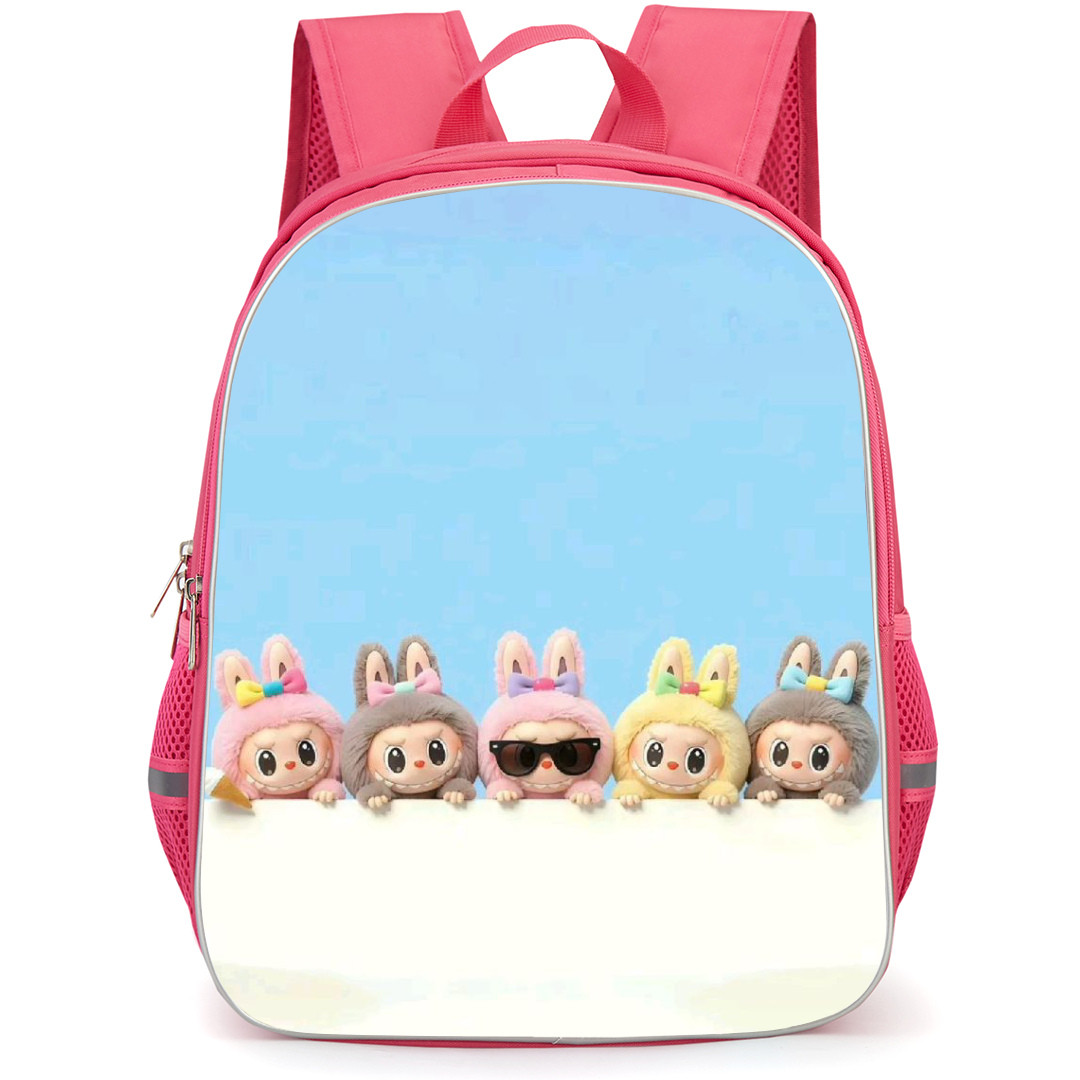 The Monsters Labubu Backpack School Bag StudentPack - Characters Shades Portrait Poster