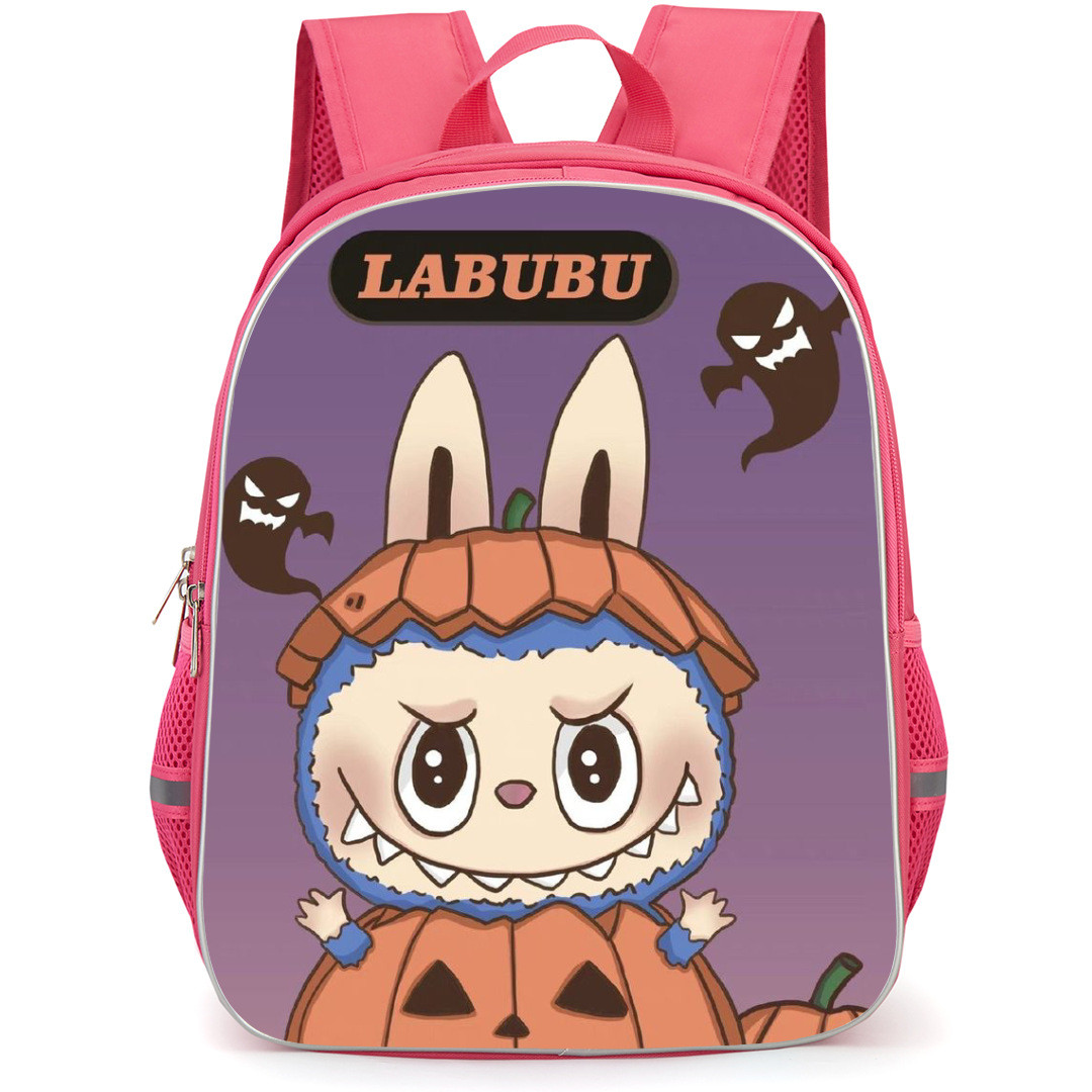 The Monsters Labubu Pop Mart Backpack StudentPack - Inside Halloween Pumpkin
