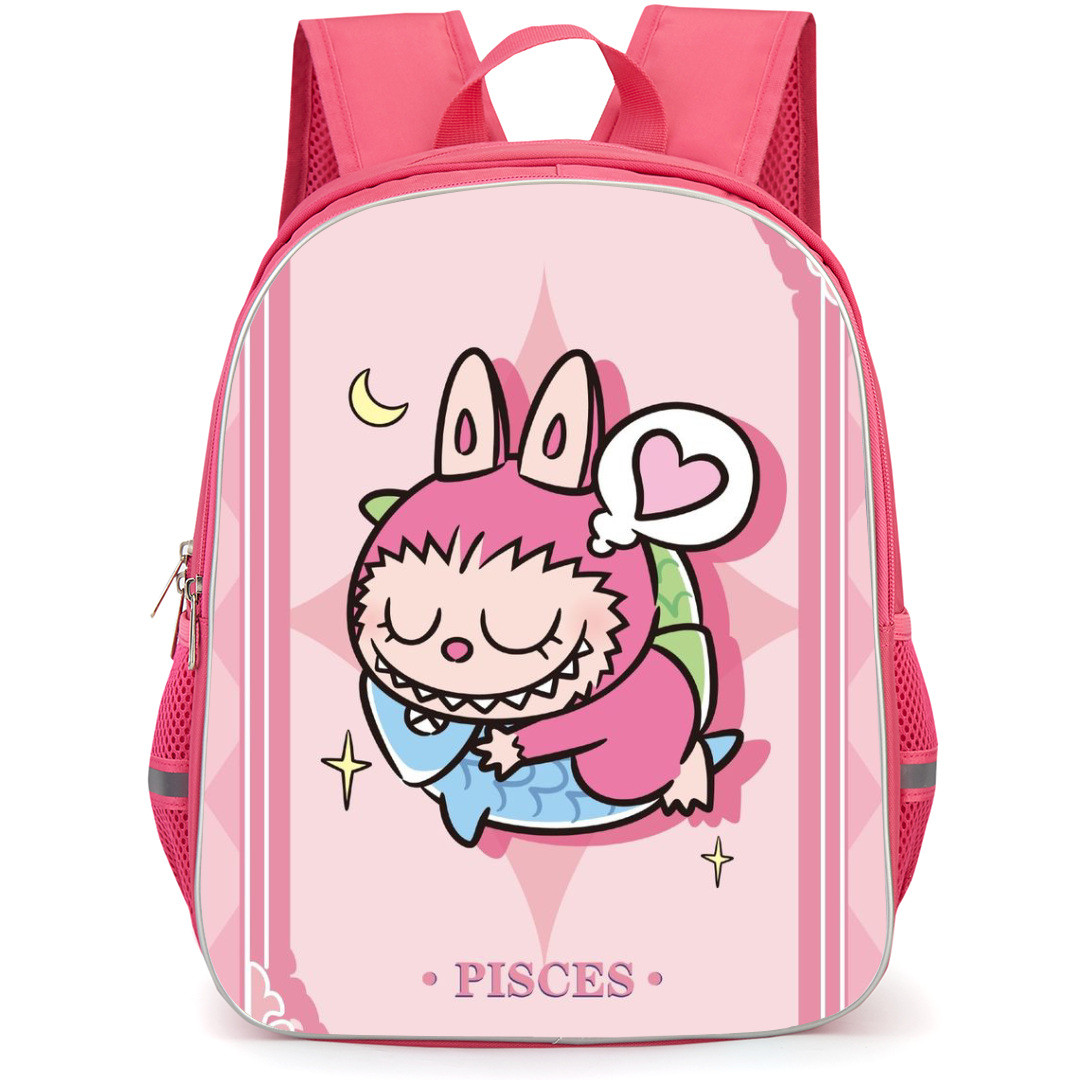 The Monsters Labubu Pop Mart Backpack StudentPack - Pisces Sleeping Heart Dream