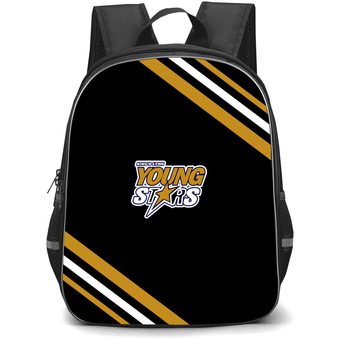 King?s Lynn Young Stars Backpack School Bag StudentPack - King?s Lynn Young Stars Large Logo With Stripe