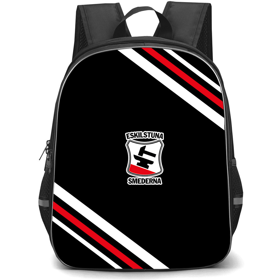 Smederna Backpack School Bag StudentPack - Smederna Large Logo With Stripe