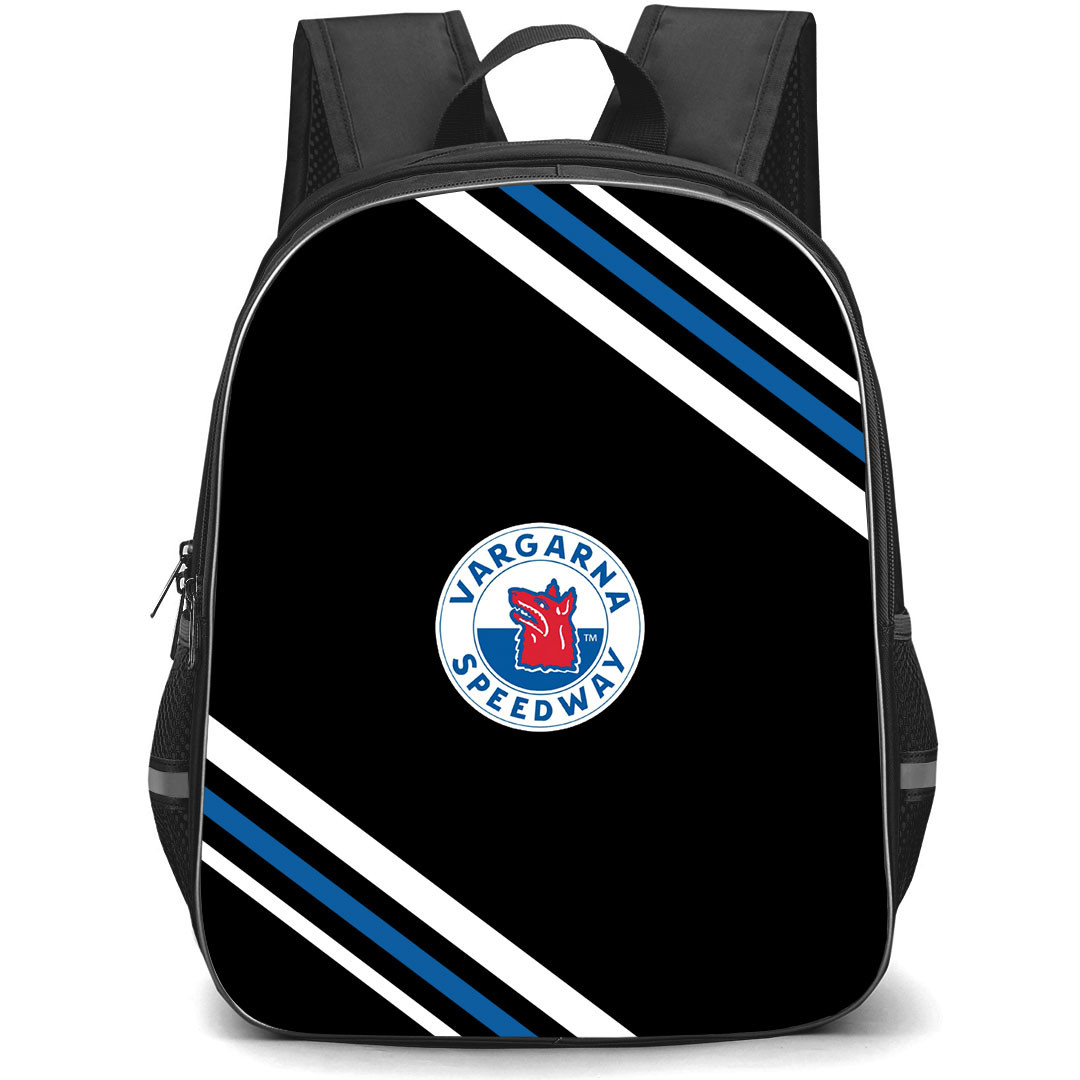 Vargarna Backpack School Bag StudentPack - Vargarna Large Logo With Stripe