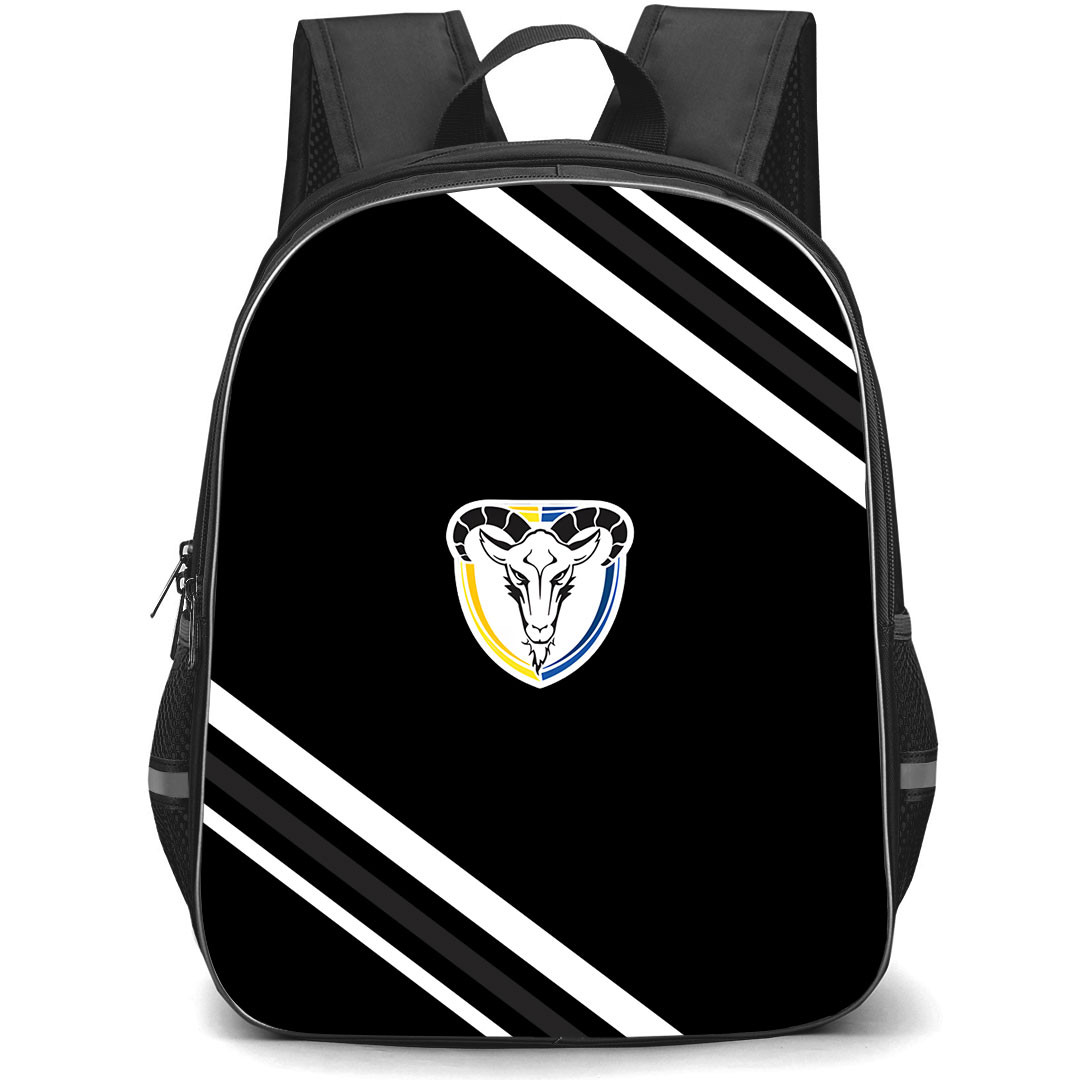 Klub Motorowy Cross Lublin Backpack School Bag StudentPack - Klub Motorowy Cross Lublin Large Logo With Stripe