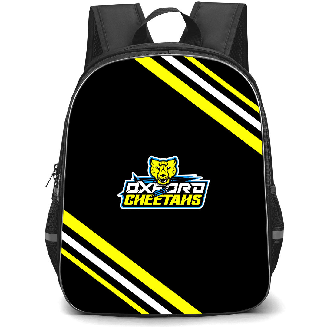 Oxford Cheetahs Backpack School Bag StudentPack - Oxford Cheetahs Large Logo With Stripe