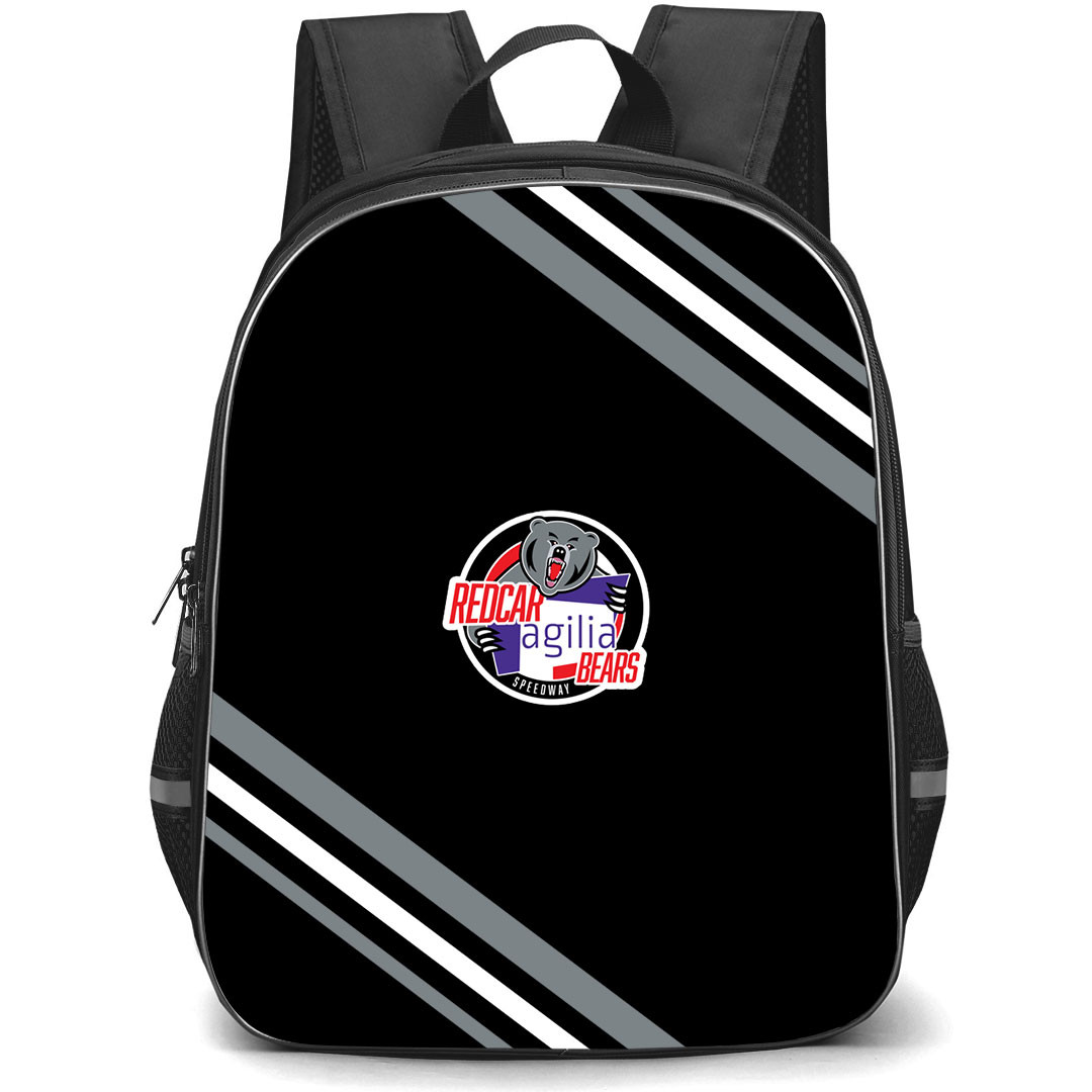 Redcar Bears Backpack School Bag StudentPack - Redcar Bears Large Logo With Stripe