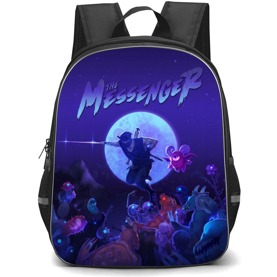 The Messenger Backpack School Bag StudentPack - The Messenger Fighting Demons Game Poster