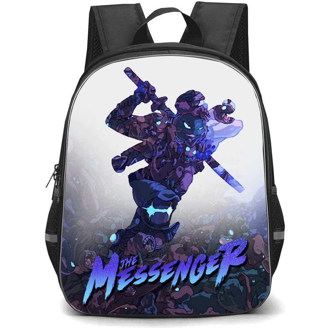 The Messenger Backpack School Bag StudentPack - The Messenger Fierce Demon Army Game Poster