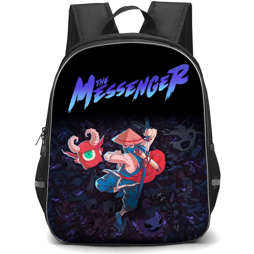The Messenger Backpack School Bag StudentPack - The Messenger Game Cartoon Cover Art