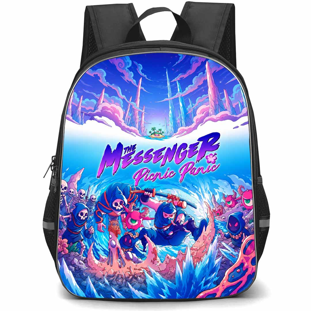 The Messenger Backpack School Bag StudentPack - The Messenger Picnic Panic Game Poster
