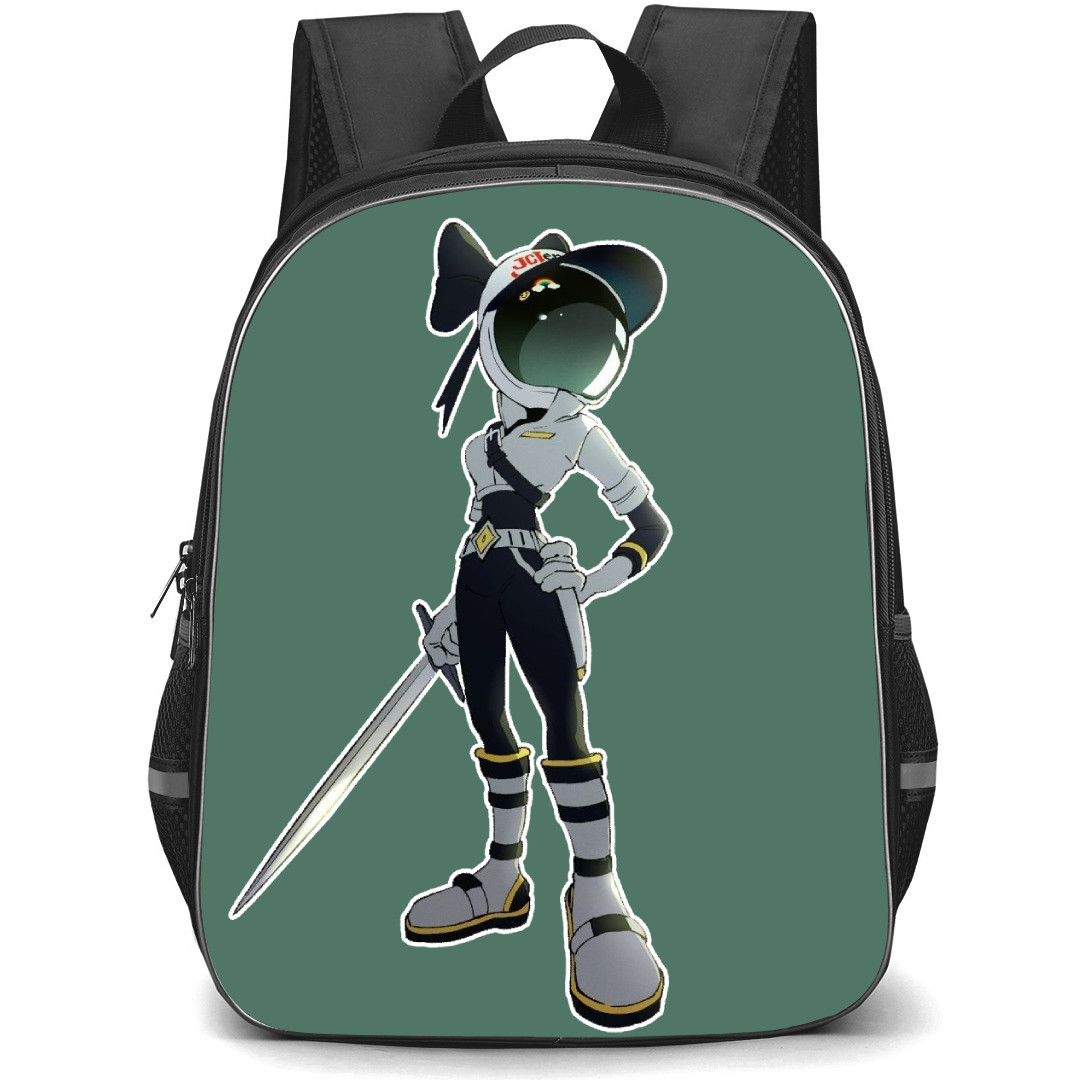 Murder Drones Tessa Elliot Backpack StudentPack - Tessa Elliot Standing With Sword Sticker