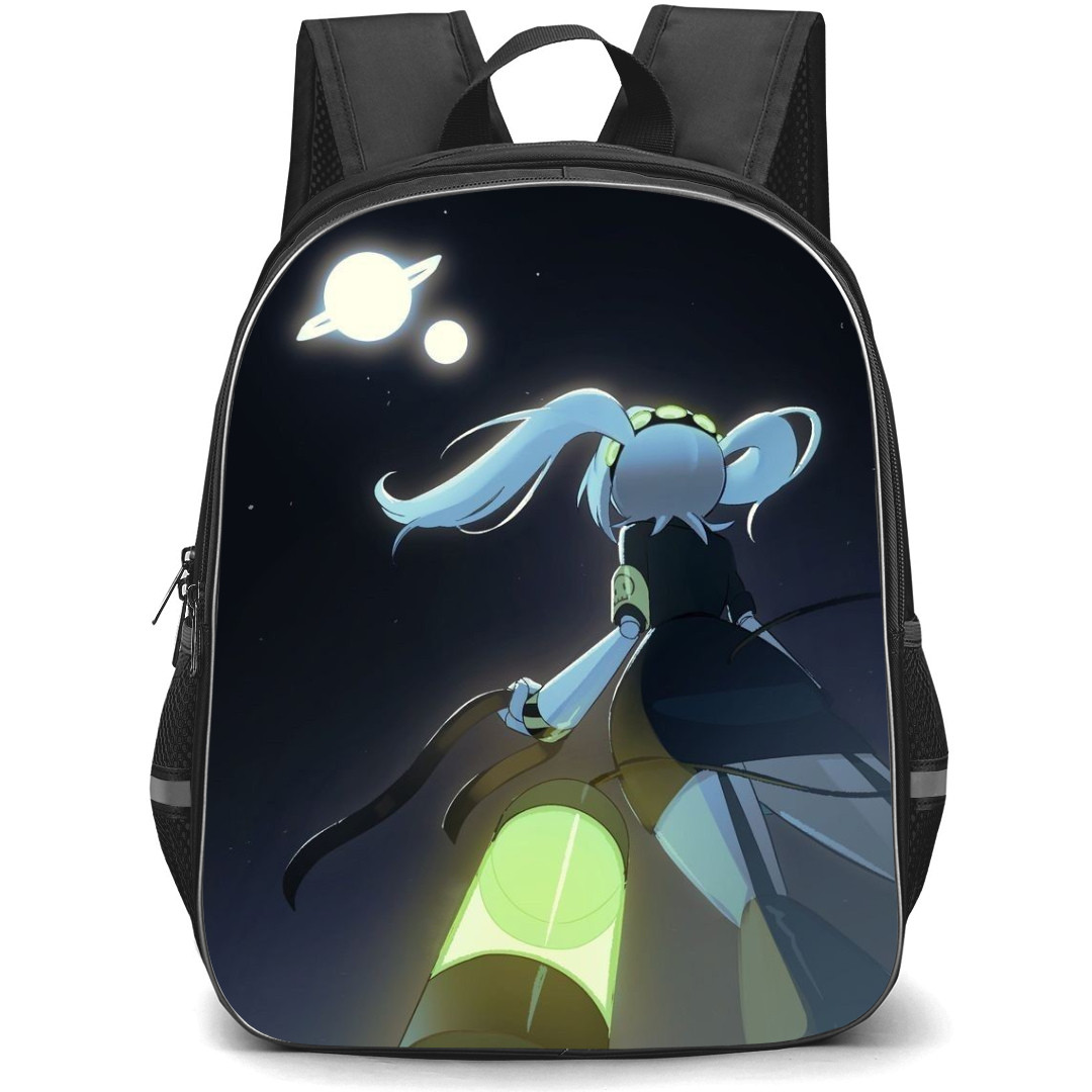 Murder Drones J Backpack StudentPack - J Looking Planet To The Night Sky Poster