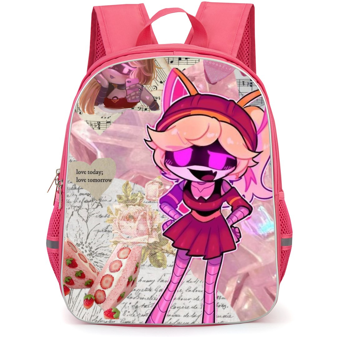 Murder Drones Lizzy Backpack StudentPack - Lizzy Collage Poster