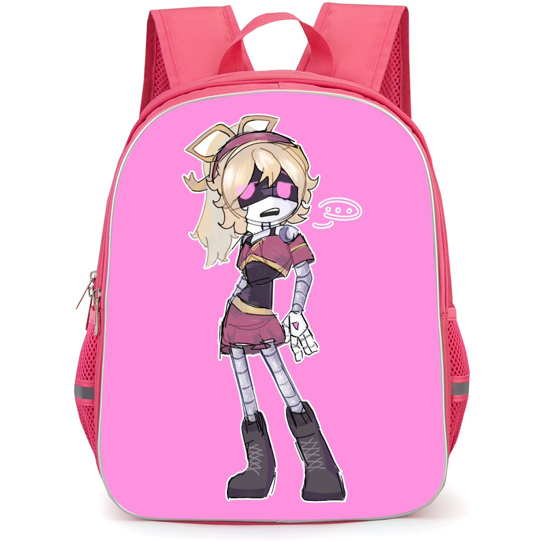 Murder Drones Lizzy Backpack StudentPack - Lizzy Standing Fan Art On White Background