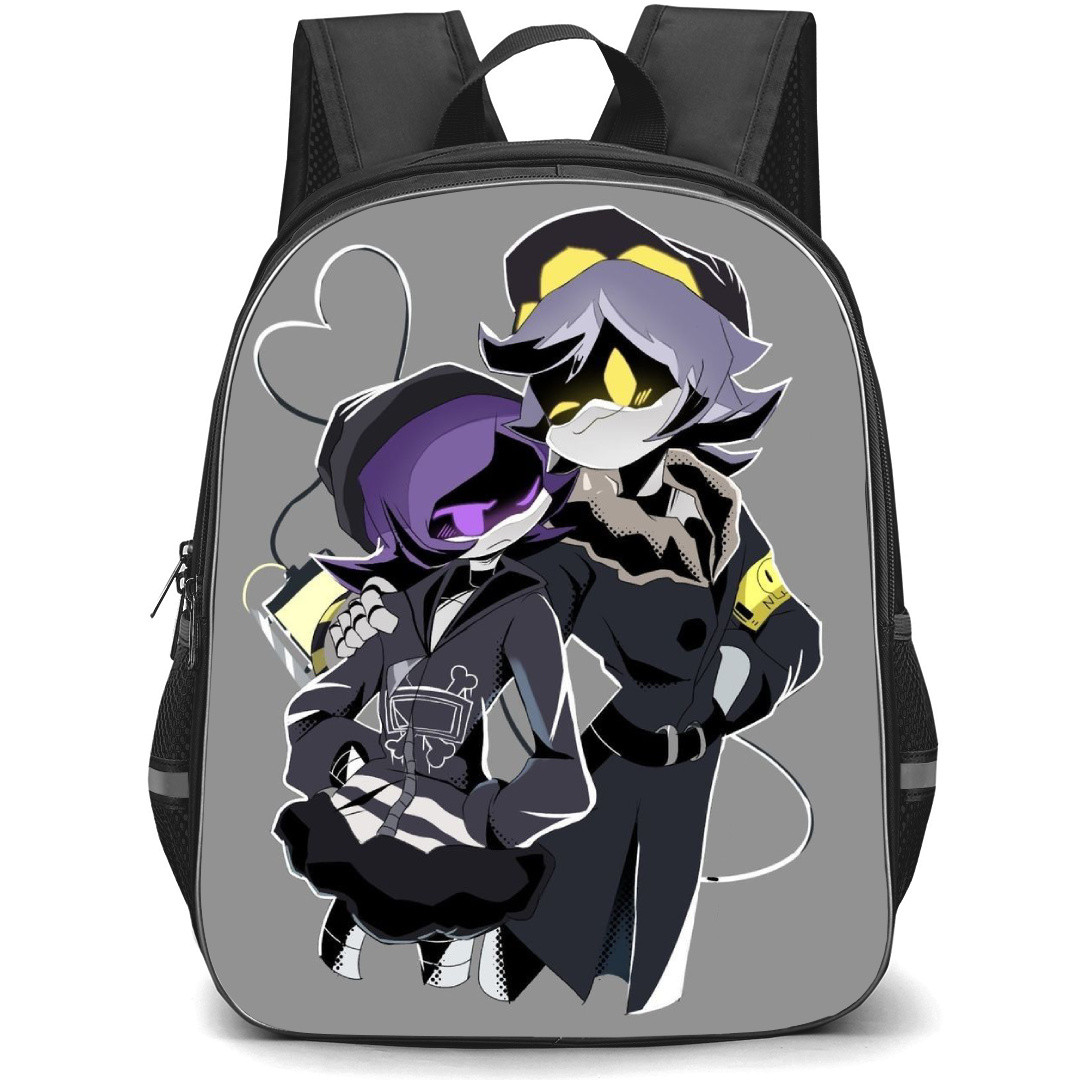 Murder Drones Backpack StudentPack - Murder Drones Uzi And N Together Anime Art Sticker