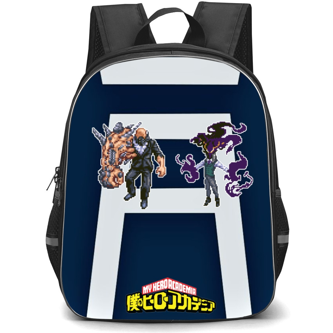 My Hero Academia Backpack StudentPack - All For One And Kurogiri Pixel Art