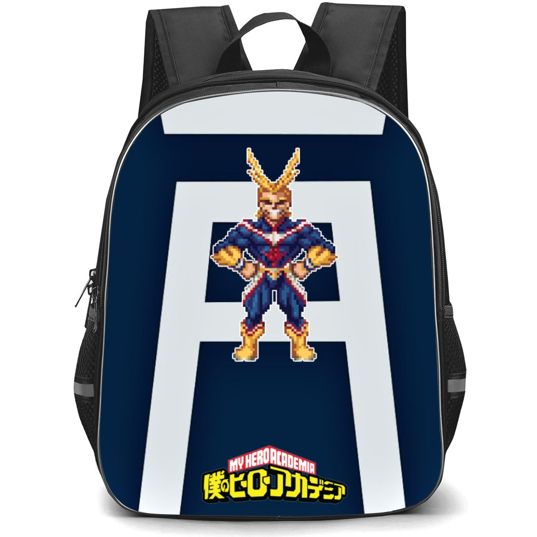 My Hero Academia All Might Backpack StudentPack - All Might Pixel Art