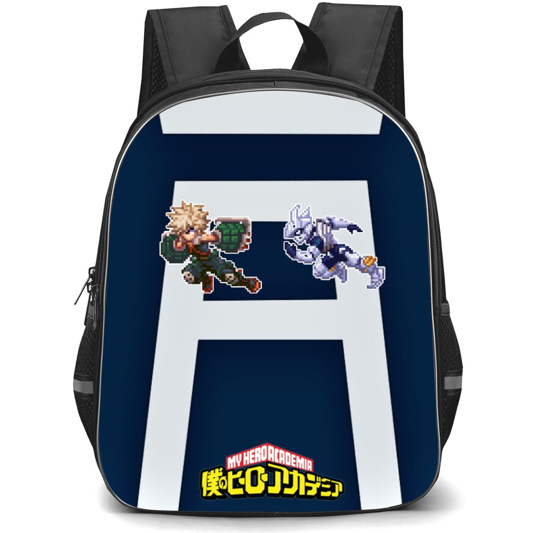 My Hero Academia Backpack StudentPack - My Hero Academia Battle Trial Team D Pixel Art