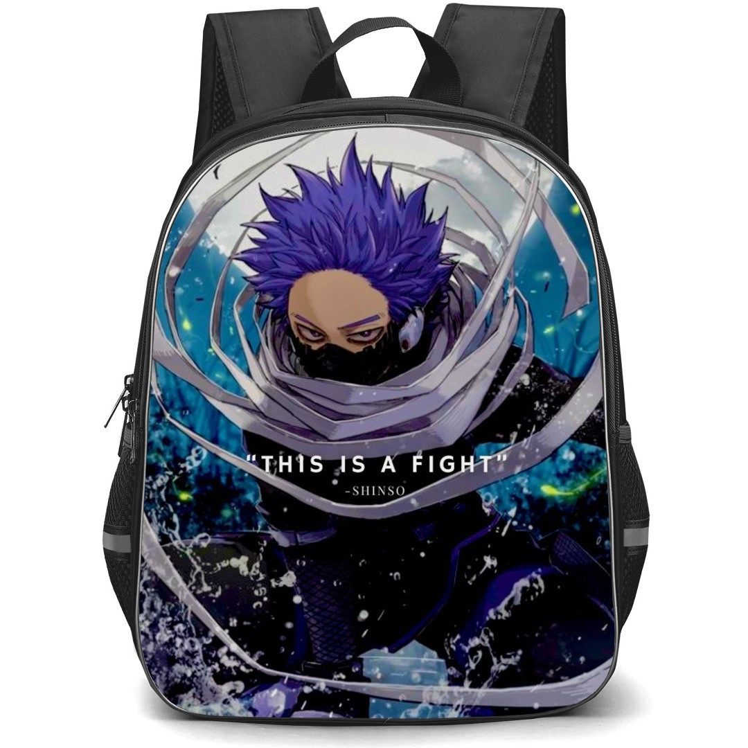 My Hero Academia Hitoshi Shinso Backpack StudentPack - Hitoshi Shinso This Is A Fight