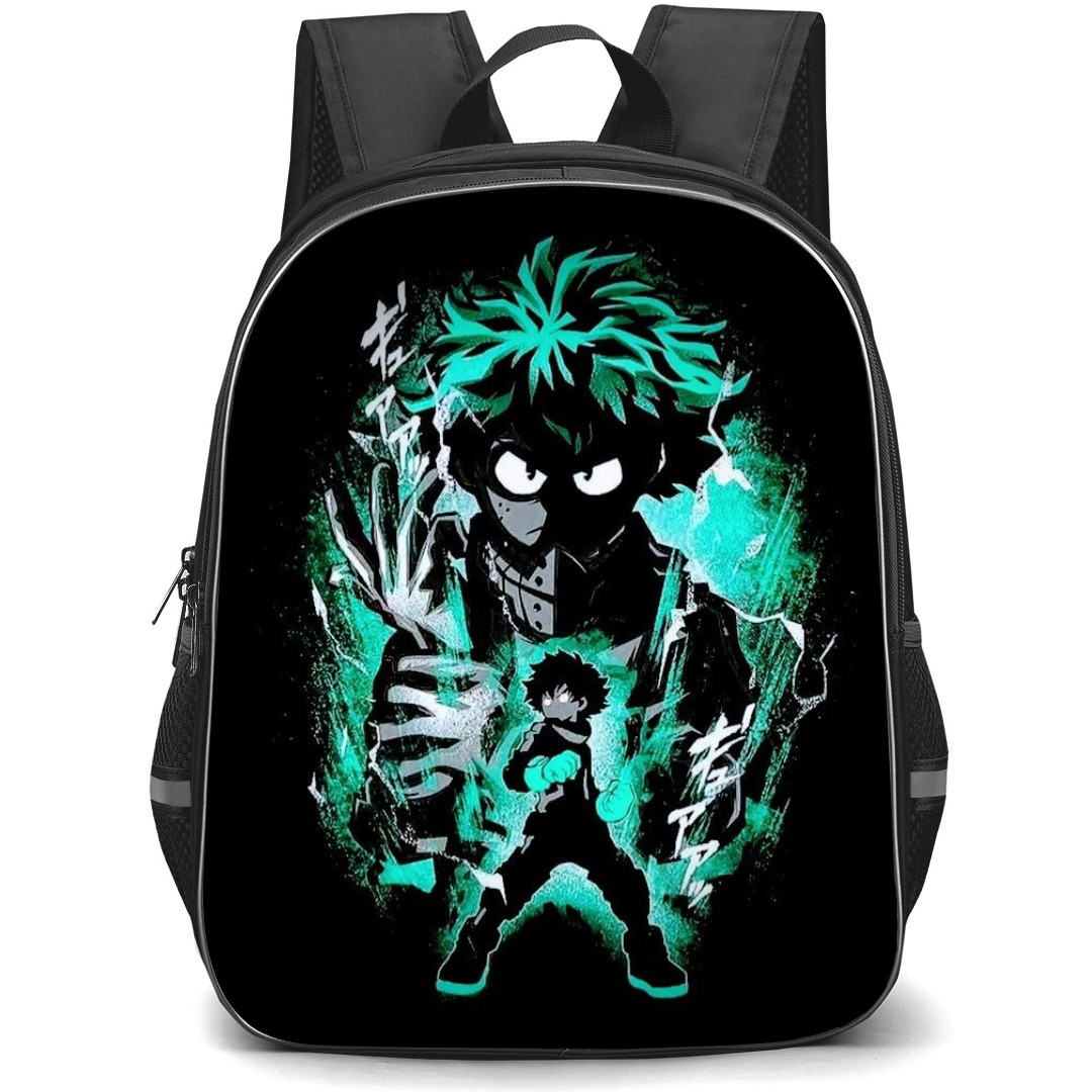 My Hero Academia Izuku Midoriya Backpack StudentPack - Izuku Midoriya Attack Mode Illustration