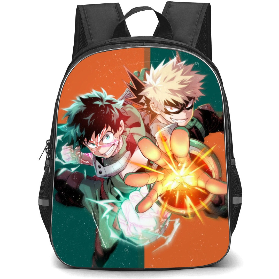 My Hero Academia Backpack StudentPack - Izuku Midoriya Katsuki Bakugo Attack Mode