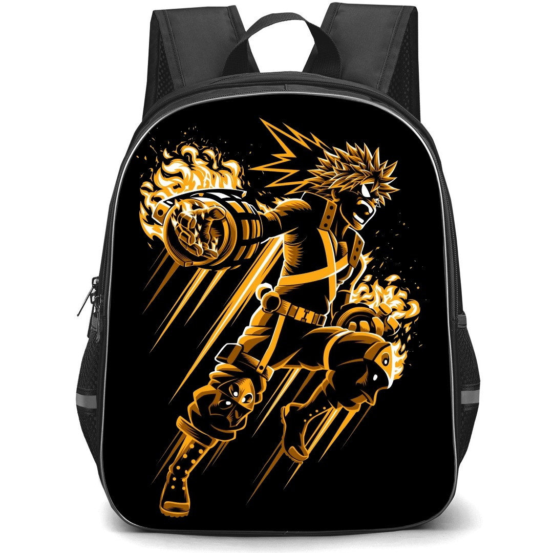 My Hero Academia Katsuki Bakugo Backpack StudentPack - Katsuki Bakugo Explosive Speed