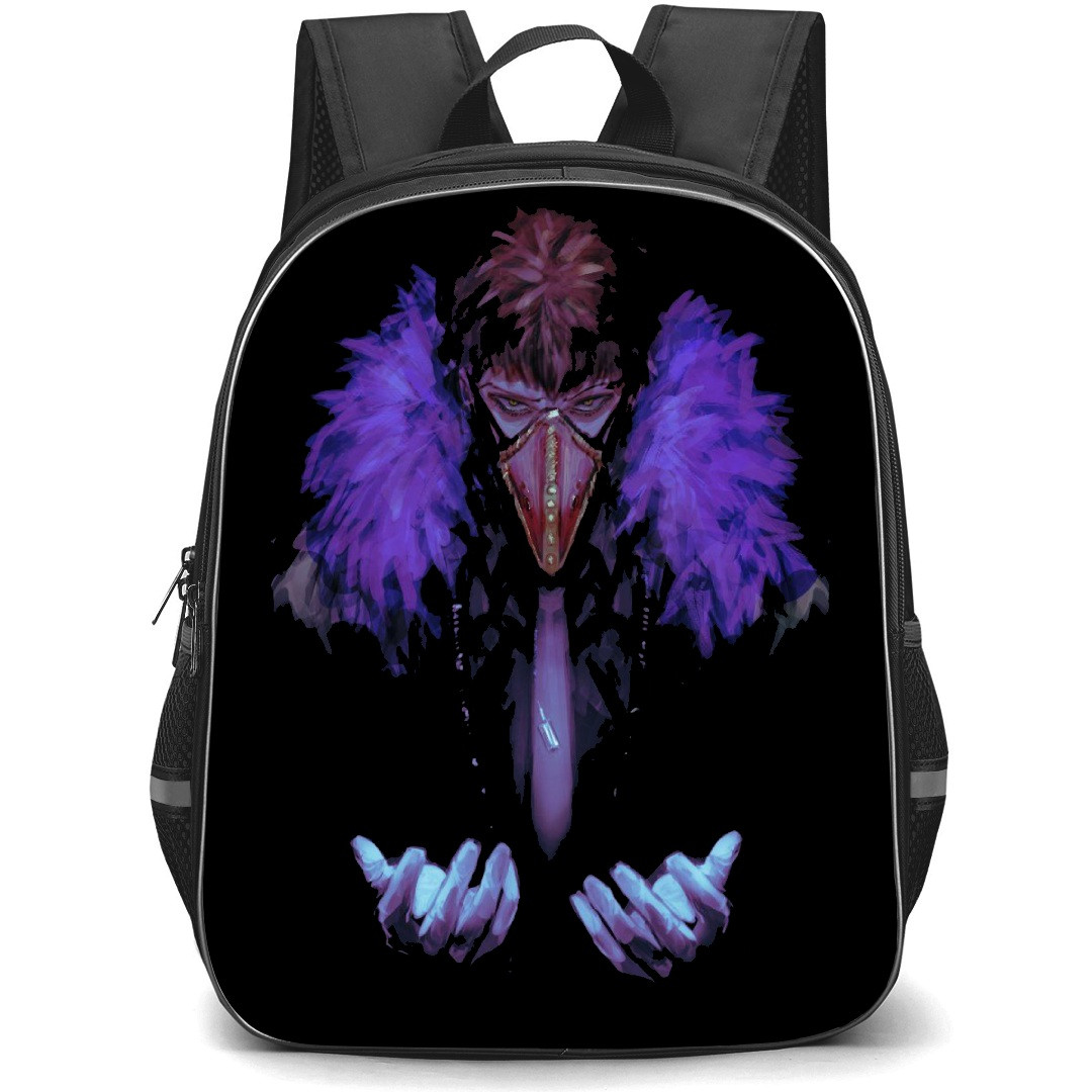 My Hero Academia Overhaul Backpack StudentPack - Overhaul Portrait On Black Background